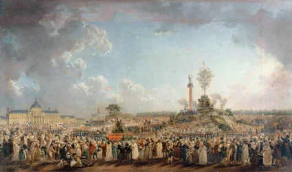 Das Fest des höchsten Wesens auf dem Marsfeld, 8. Juni 1794, 1794