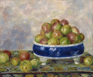 Äpfel in einer Schale, 1883