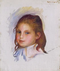 Kind mit braunem Haar, 1887-1888