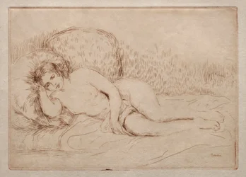 Liegender weiblicher Akt, 1906