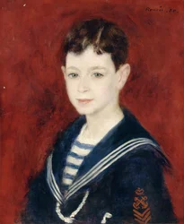 Fernand Halphen als Junge, 1880