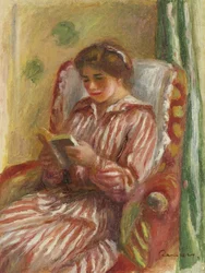 Gabrielle beim Lesen, 1910