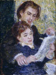 Im Atelier: Georges Riviere und Marguerite Legrand