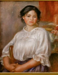 Jeune fille assise