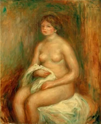 Die Frau mit der Draperie
