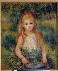 Kleines Mädchen mit der Garbe, 1888, 65 × 54 cm. São Paulo, Kunstmuseum