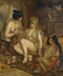 Pariserinnen im algerischen Kostüm Harem