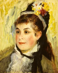 Porträt von Madame Edmond Renoir, 1876