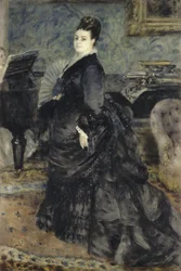 Porträt einer Frau, genannt Mme Georges Hartmann, 1874