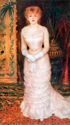 Porträt der Schauspielerin Jeanne Samary, 1878