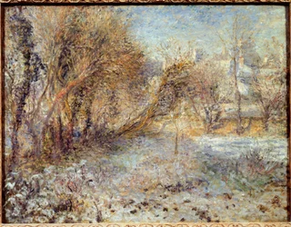 Verschneite Landschaft