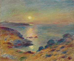 Sonnenuntergang in Douarnenez, ca. 1883