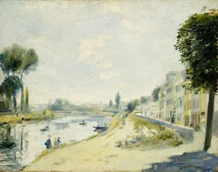 Die Ufer der Seine bei Bougival, ca. 1875