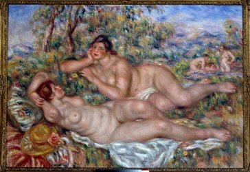 Die Badenden. Gemälde von Pierre Auguste Renoir (1841-1919)