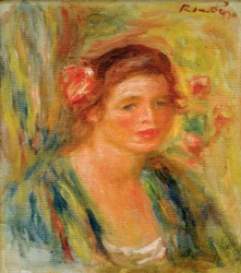 Tête de jeune femme (Portrait de Gabrielle)