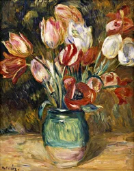 Vase mit Blumen, 1888-89