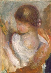 Junges Mädchen beim Lesen, ca. 1888
