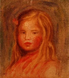 Junges Mädchen mit langen Haaren