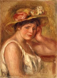 Junges Mädchen mit Hut