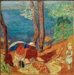 Am Meer, unter den Kiefern