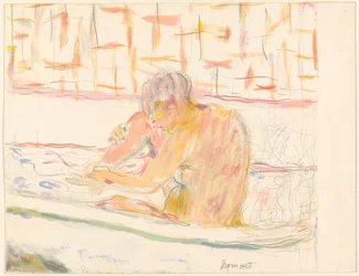 Frau in der Badewanne