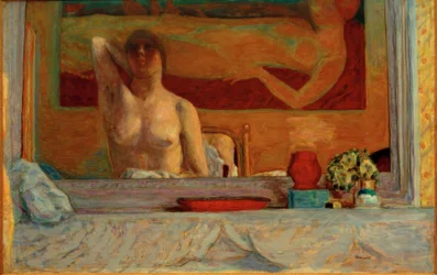 Der Kamin (Frau bei ihrer Toilette)