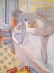 Großer Akt in der Badewanne, 1924