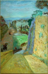 Landschaft, die Allee in Cannet