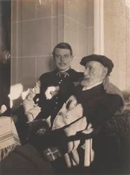 Pierre-Auguste und Jean Renoir, ca. 1916
