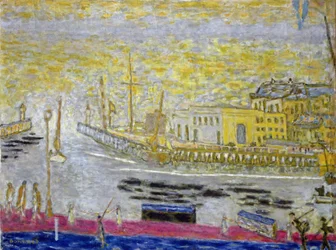 Trouville, der Ausgang zum Hafen, 1938-45