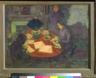Unter der Lampe, 1899