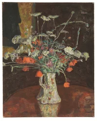 Wiesenblumen, Dolden und Mohn, um 1912