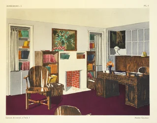 Arbeitszimmer I, in Paris, Illustration aus 