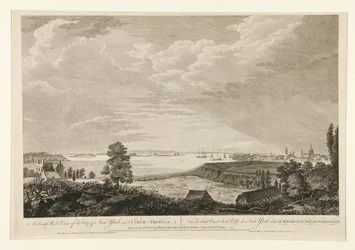 Eine Südwestansicht der Stadt New York