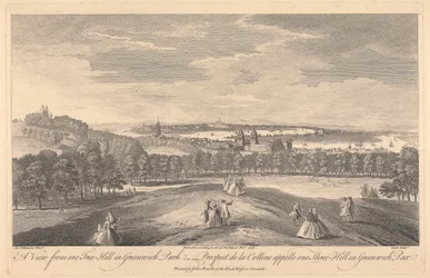 Ein Blick vom One Tree Hill im Greenwich Park