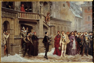 Treffen zwischen Heinrich III., König von Frankreich (1551-1589) und Heinrich I. von Lothringen, Herzog von Guise
