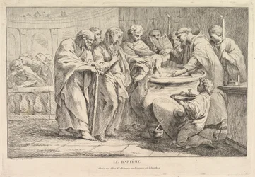 Die Taufe, ca. 1734