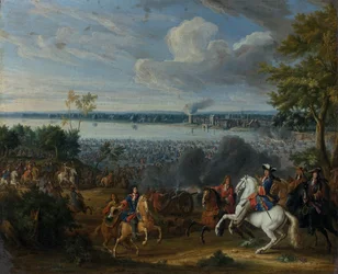 Die Überquerung des Rheins bei Lobith, 12. Juni 1672