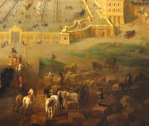 Das Schloss Versailles und der Place d