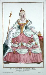 Elizabeth Petrovna (1709-62) Kaiserin von Russland (1741-62) aus 