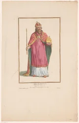 Porträt von Kaiser Sigismund mit Zepter und Reichsapfel