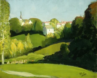 Landschaft, Schatten und Licht, ca. 1920