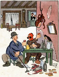 Alkoholiker auf dem Land, ca. 1922