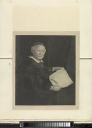 Porträt des Schreibmeisters Lieven Willemsz. van Coppenol: große Platte (Serie: Sammlung von fünfundachtzig Originaldrucken)