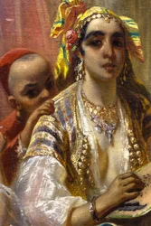 Frauen von Algier, Innenhof