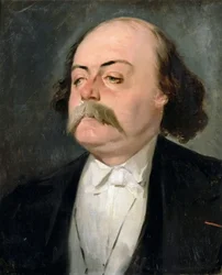 Porträt von Gustave Flaubert 1821-1880