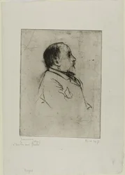 Porträt von Degas