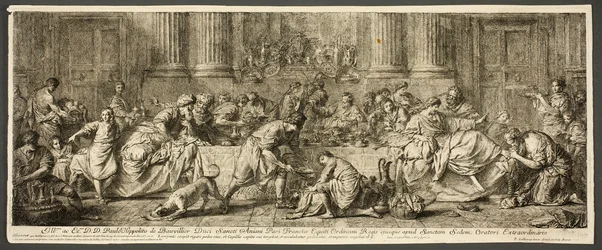 Maria Magdalena wäscht Jesu Füße