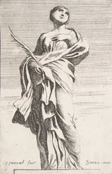 Stehende weibliche Figur, ca. 1739-40