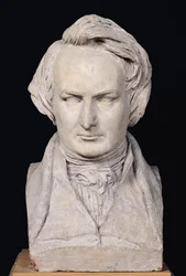 Büste von Victor Hugo im Alter von 35 Jahren